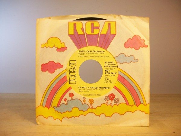 (image for) Vinyl 7" promo - JIMMY CASTOR BUNCH : I'M NOT A CHILD ANYMORE - - Click Image to Close